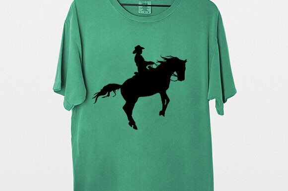 Cowboy Horse Rider SVG: A Bold Design for Embroidery Projects