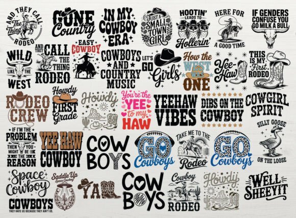 Cowboy SVG Bundle Rodeo SVG Western SVG Review for Real Projects