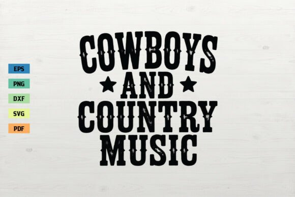 Embroidery Review: Cowboys and Country Music Western SVG