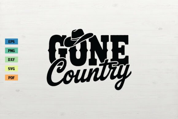 Gone Country SVG Western Cowboy Design Review