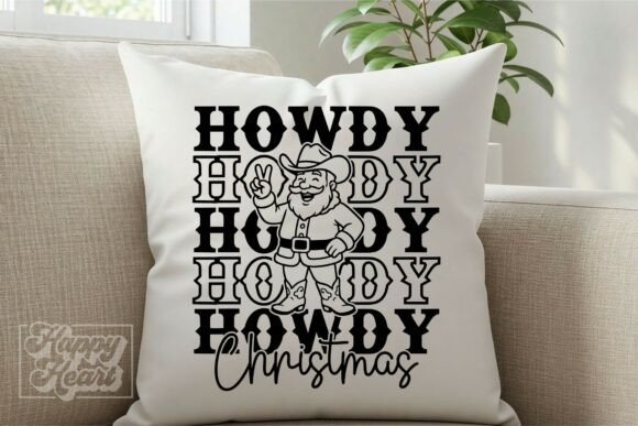 Howdy Christmas Santa Cowboy SVG PNG Review for Real Projects