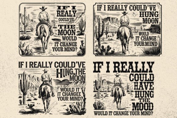 Hung the Moon Western Svg: A Designer’s Practical Take
