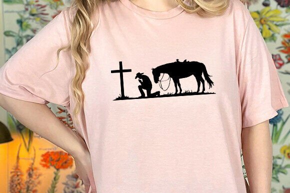 Praying Cowboy SVG: A Thoughtful Design for Embroidery Projects