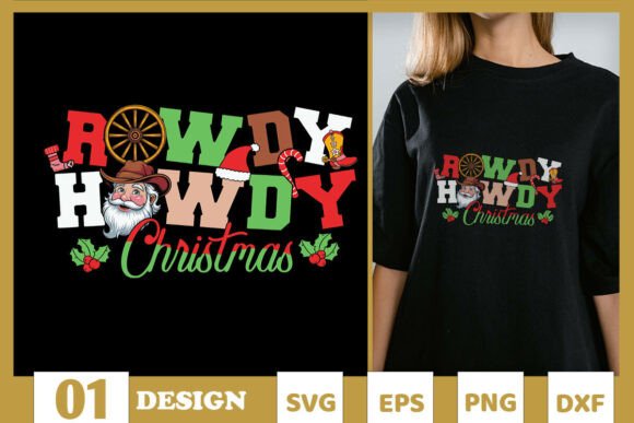 Rowdy Howdy Christmas Western SVG: A Designer’s Perspective