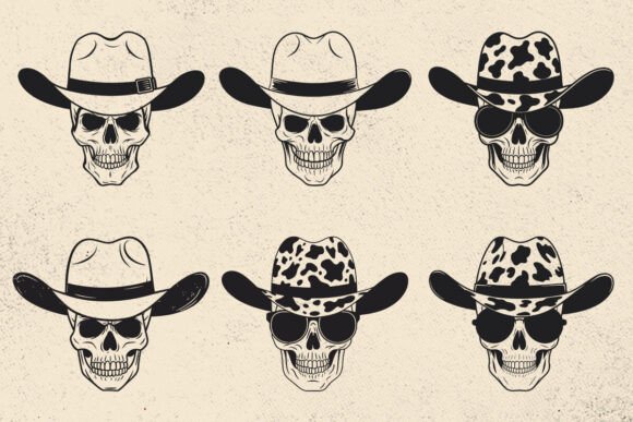 Western Svg, Skull in Cowboy Hat Design Review